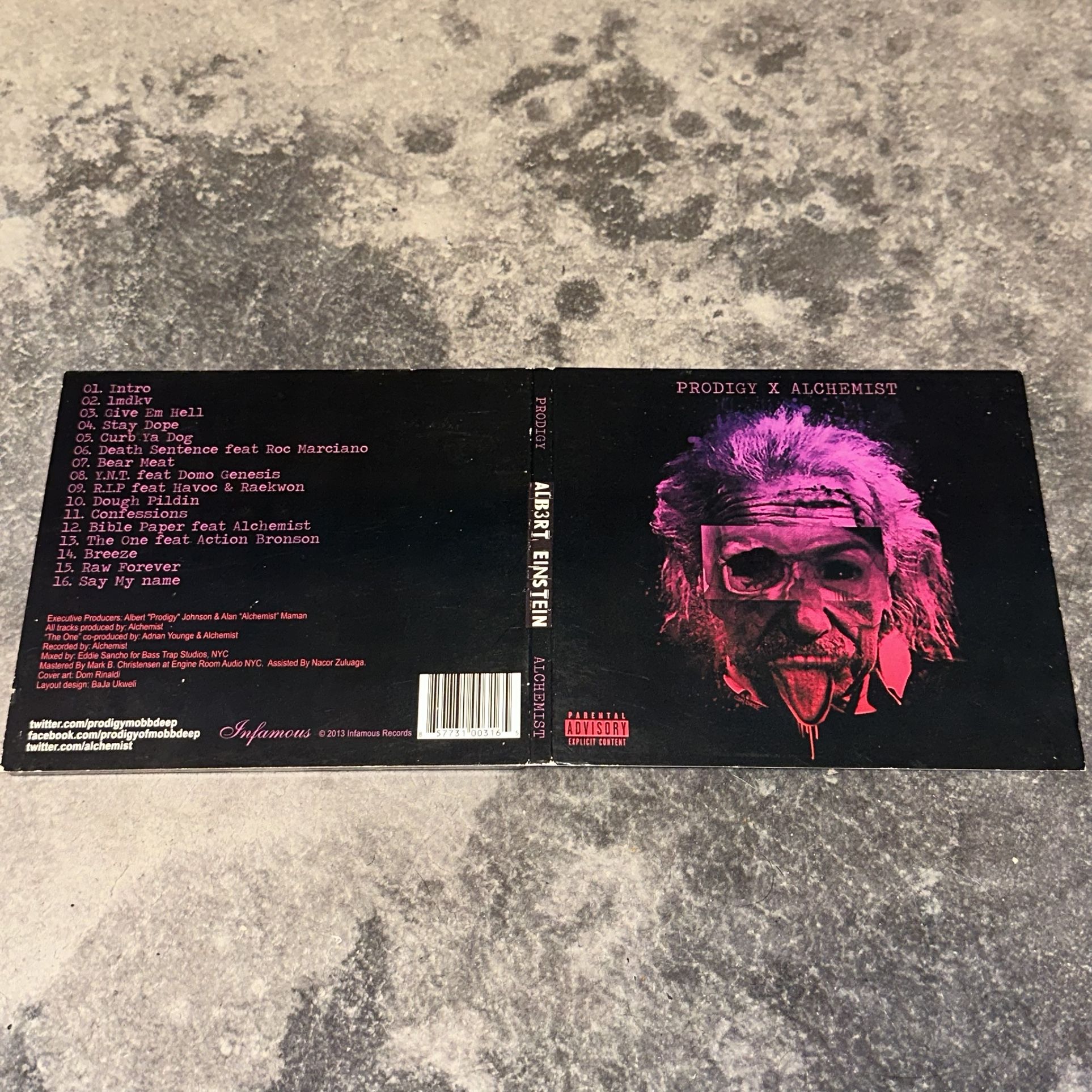 洋楽 prodigy alchemist albert einstein cd PRODIGY x ALCHEMIST - ALBERT EINSTEIN CD | eBay
