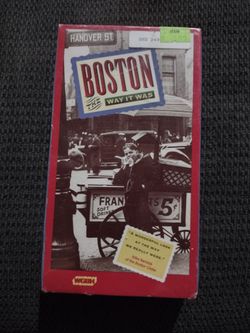 Boston, The Way It Was    VHS Cassette Tape.