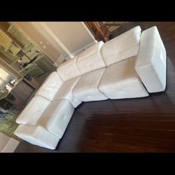 Verona Reclining Leather Sectional
