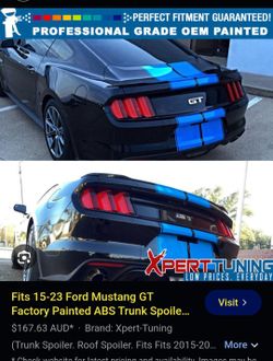 OEM Ford Mustang Spoiler (Shadow Black)