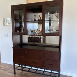 Wooden China Display Cabinet 
