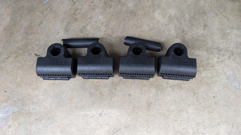 Dualbell Superset Black- Connect Dumbbells to Barbell- for 1" Standard Bar Strength Workouts - $20