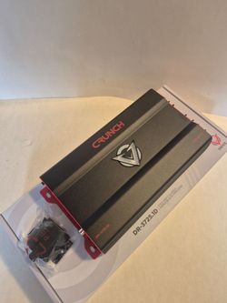 CRUNCH 3725 WATTS MONOBLOCK 1 OHM STABLE BUILT IN CROSSOVER WITH BASS CONTROL CAR AMPLIFIER