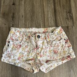 Size 1 Floral Mossimo Supply Co mini shorts