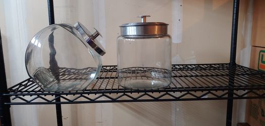 Glass Jars Goodie bins 