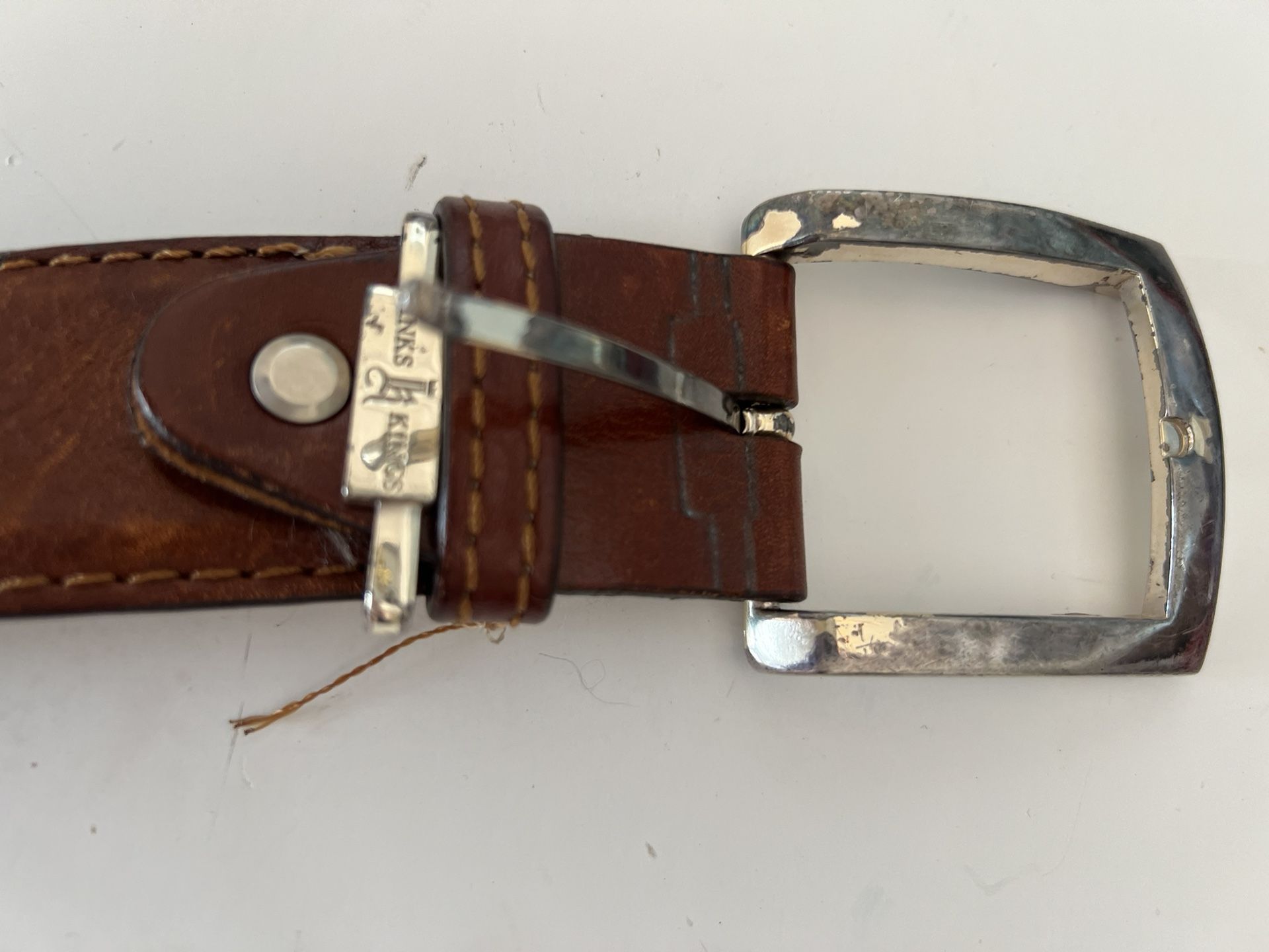 Links & Kings Genuine Leather Belt