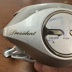 President Bait Cast Reel