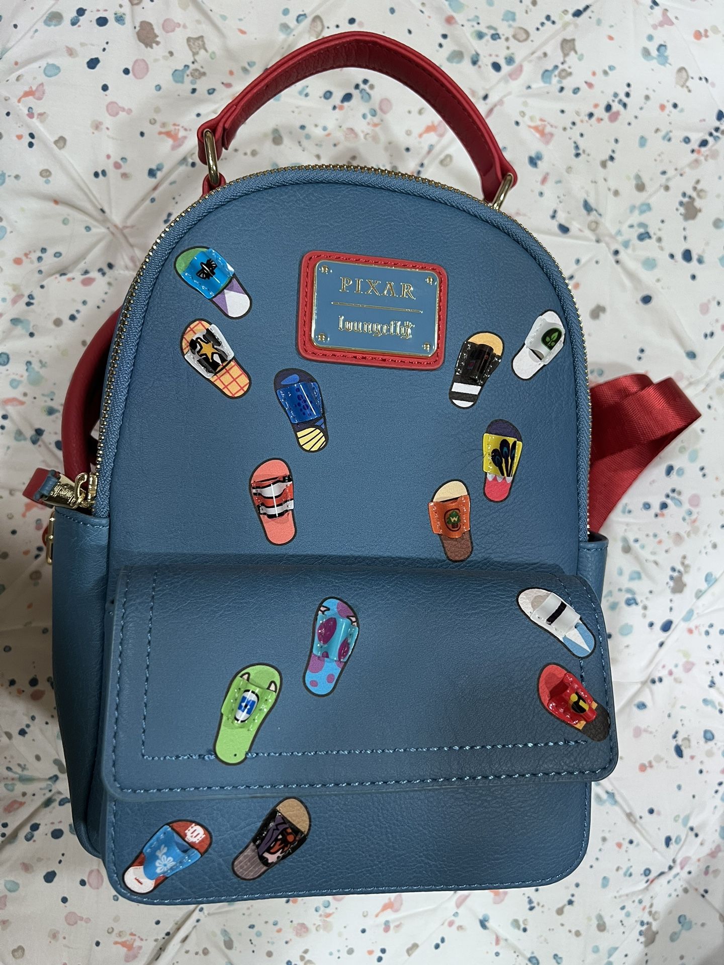 Loungefly Disney Pixar Slides Mini Backpack BoxLunch Exclusive!