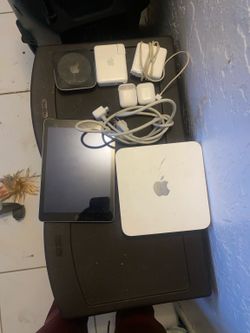 ( OBO ) Apple Bundle Lot –     Apple Time Capsule 1TB , Apple TV, iPad, Chargers & Accessories
