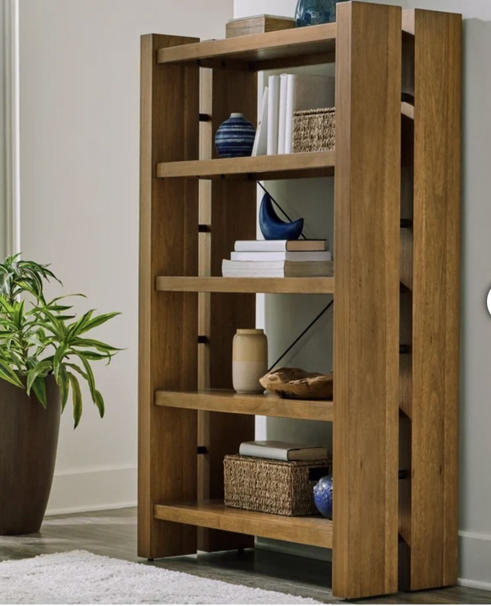 Zealand 65” Bookshelf – NEW In box, Universal Broadmoore (Costco $519)