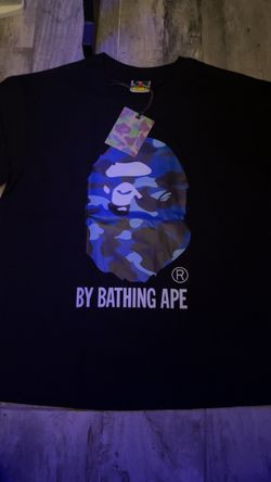 BAPE A Bathing Ape Black Camo Graphic T-Shirt