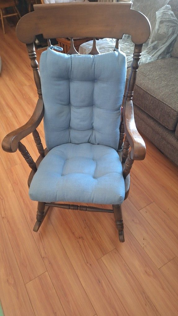Beautiful Rocking Chair,  Sturdy And Wide