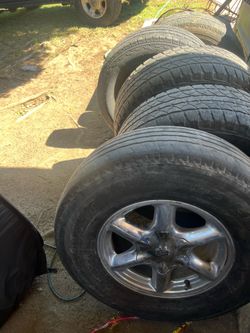 Tires 6 lug off gmc denali