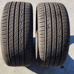 245-40-18 Celimo Tires Only 2 Like New 