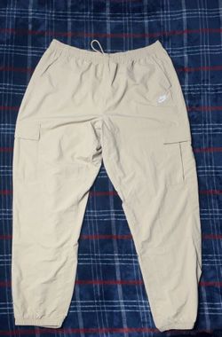 Like New  Nike Beige Windbreaker sweats Size Large