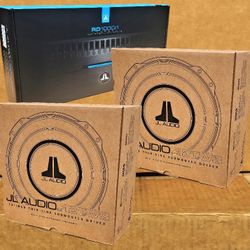 JL Audio Truck Subwoofers 12" Shallow Dual Voice Coil Bass Speakers Mono Amplifier 1600 W Package 🚨 Payment Options Available 🚨 No Credit Needed 🚨 