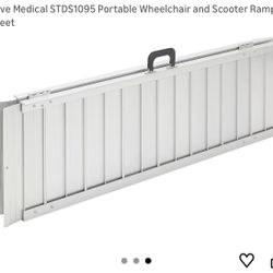 Drive Medical STDS1095 Portable Wheelchair Ramp 