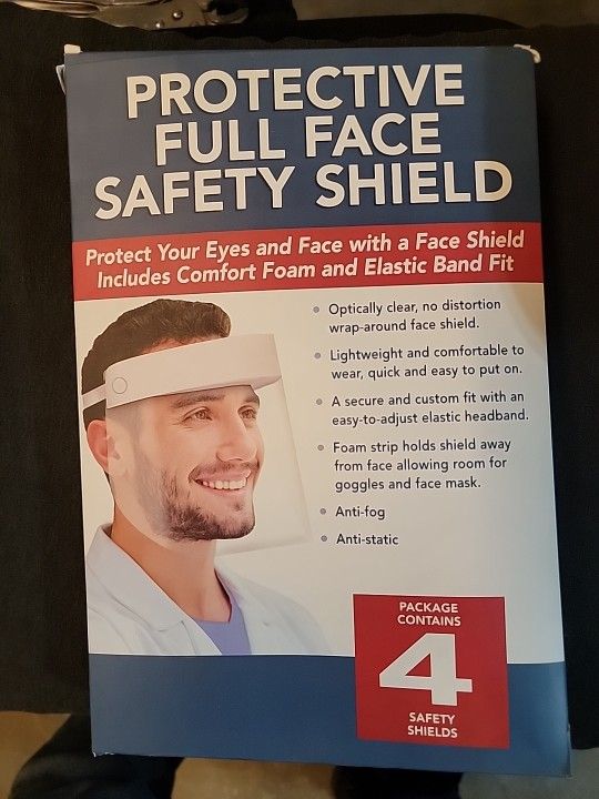 Artcraft Full Face Safety Shield - 4 Piece