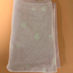 Baby cotton double sided blanket