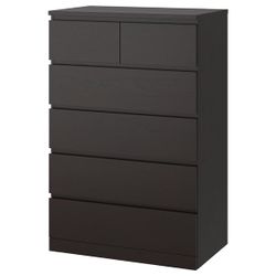 Used IKEA Malm  Drawer Chest (6 Drawers)