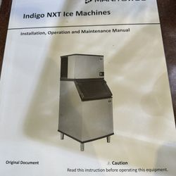 Manitowoc Ice Machine With Storage Bin. 