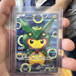 2016 POKEMON JAPANESE XY PROMO 230 PONCHO-WEARING PIKACHU RAYQUAZA PONCHO RAW NM