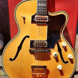 Hofner 470 SE2 Vintage 1972 Archtop Jazz Box Guitar Hollow Body w/HSC
