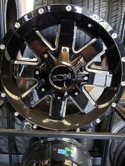 ION 17X9 8 LUG ON A/T LT265/70/17 ON SALE!!!!