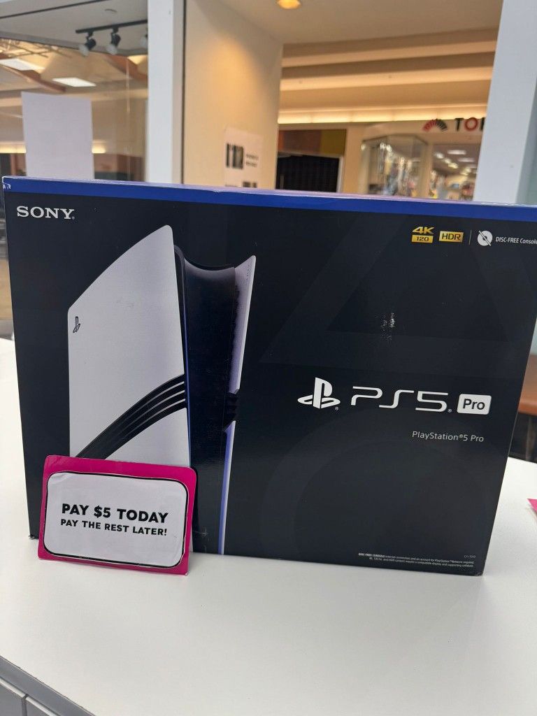 🔥 NO CREDIT NEEDED - 🔥 Sony Playstation - PS5 Slim & PS5 Pro - Gaming Console - – Take It Home for Just $5 Down! 🎮