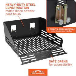 CargoSmart Utility Storage Bin, E-Track X-Track, Steel, Trailer Van Garage, NEW