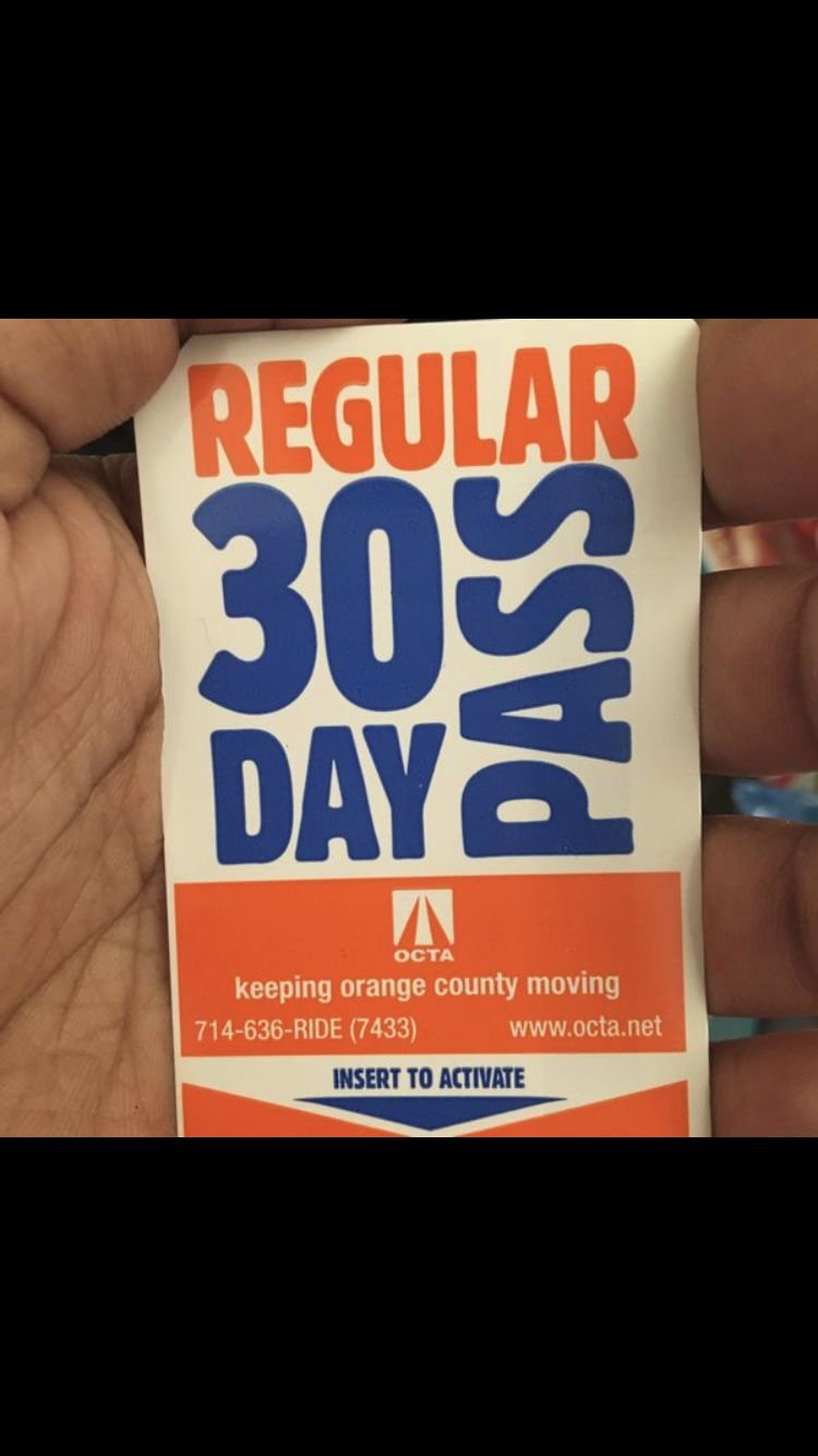 30 Day Bus Pass
