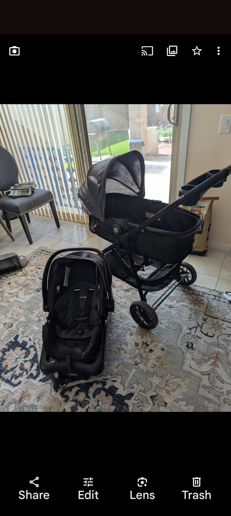 Car seat And Stroller Click On Set
