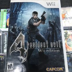Resident Evil 4 Wii $25 Gamehogs 11am-7pm