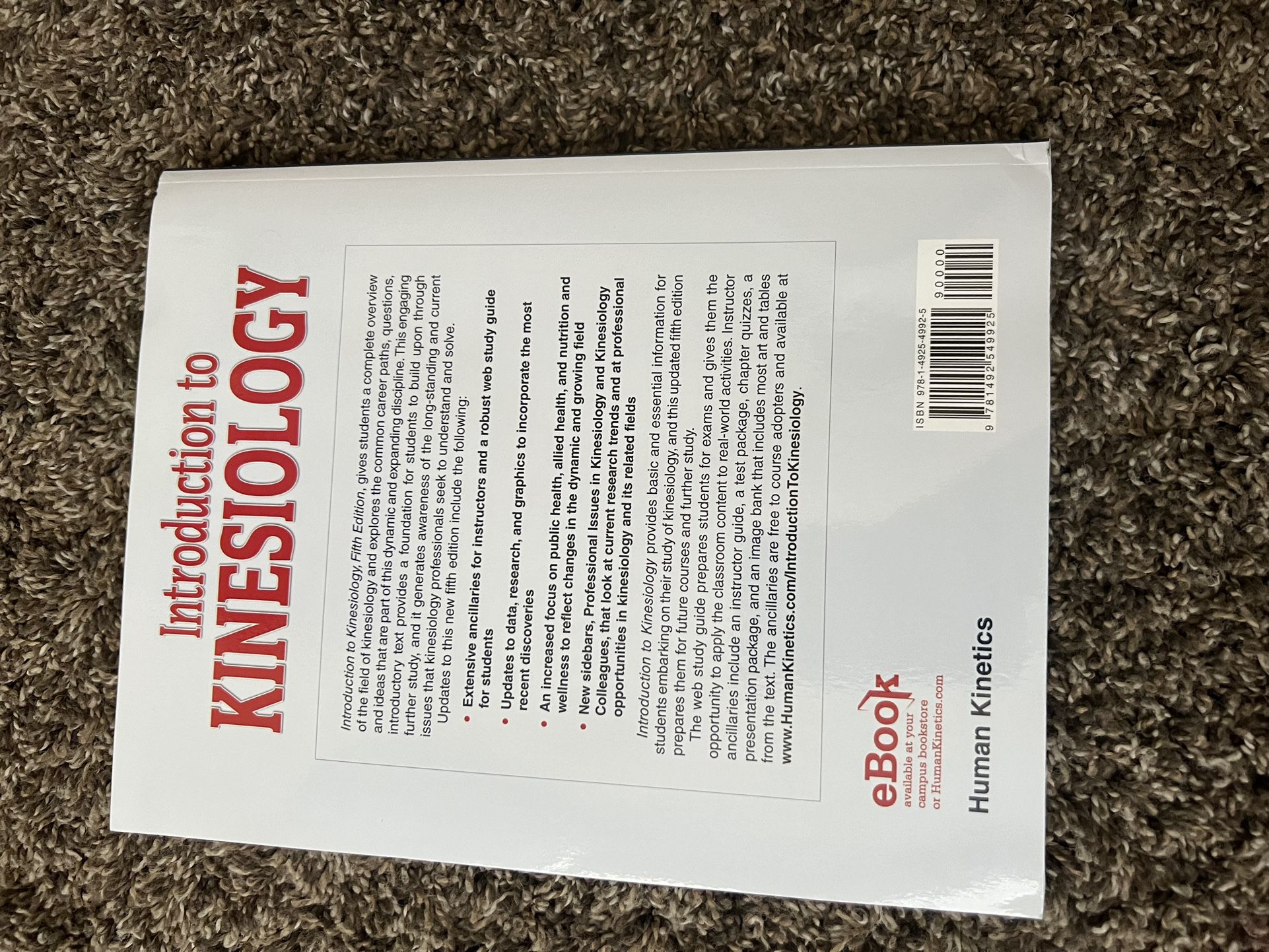 Kinesiology 5th edition Paper back book