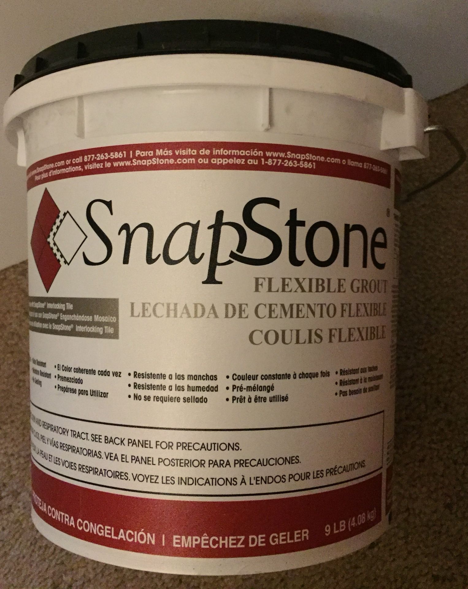 SnapStone Flexible Grout & Porcelain Tile
