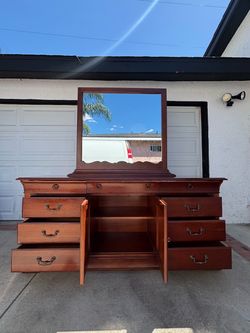 Hickory White Vintage Dresser + Mirror – $1,000 OBO