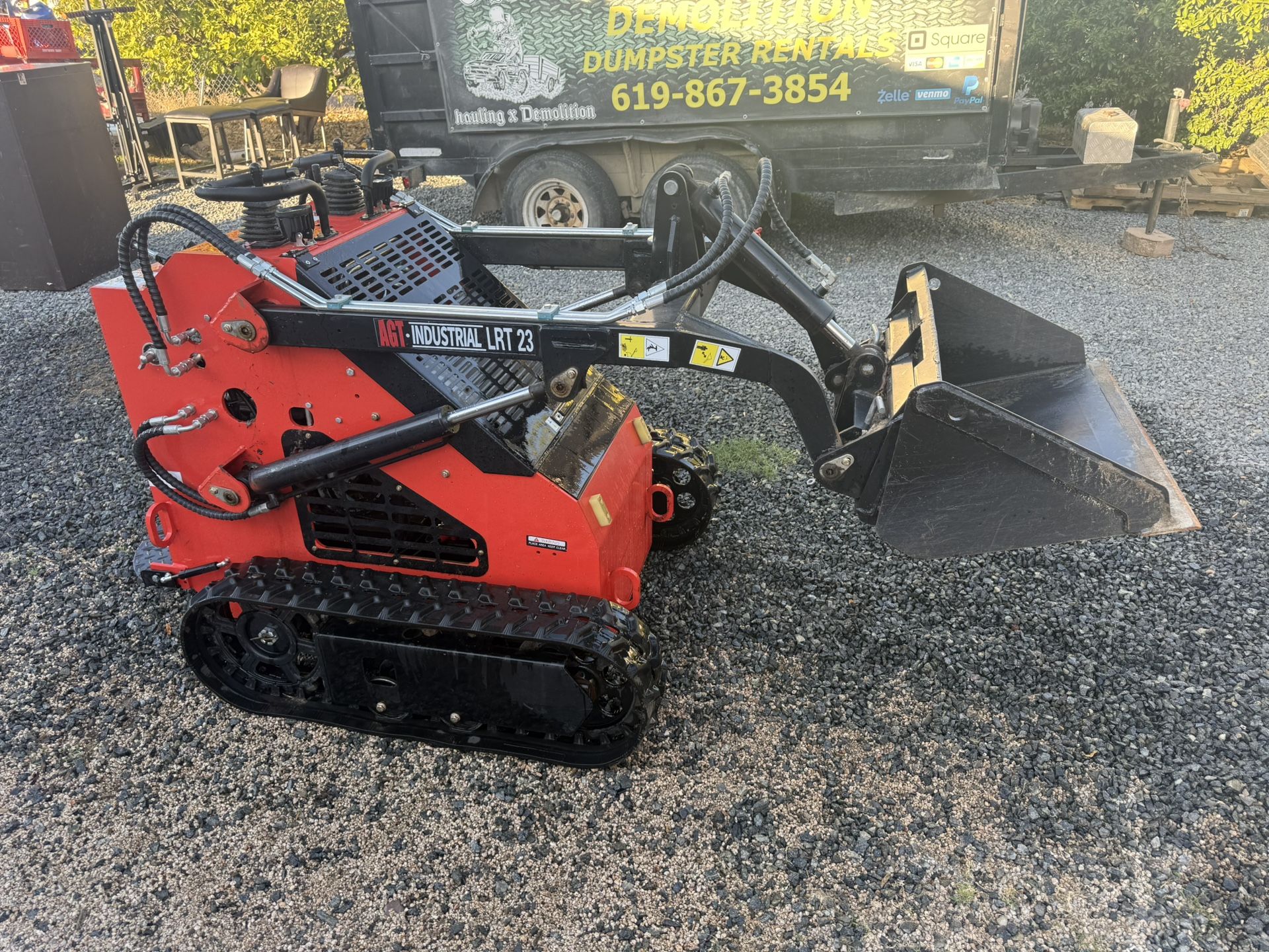 Mini Skid Steer Loader Bobcat Toro Dingo Tractor