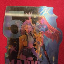 5" By 5 " Demon Hunters Sticker 