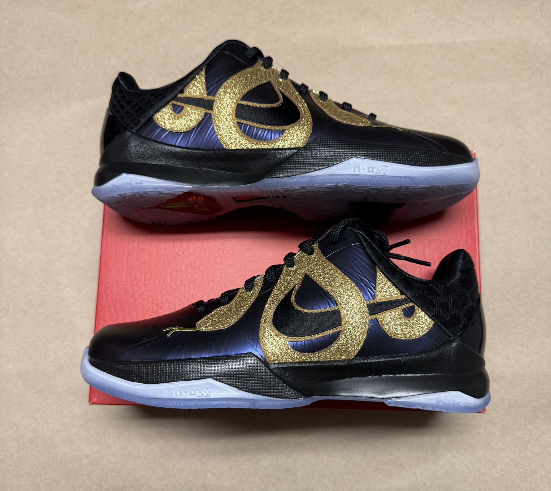 Nike Zoom Kobe 5 GS Year of The Mamba Eggplant size 6y 6.5y 7y Basketball shoes NEW!