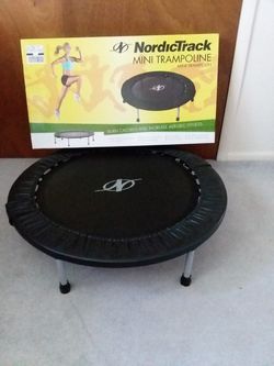 Nordic Track mini trampoline for Sale in Jupiter FL OfferUp