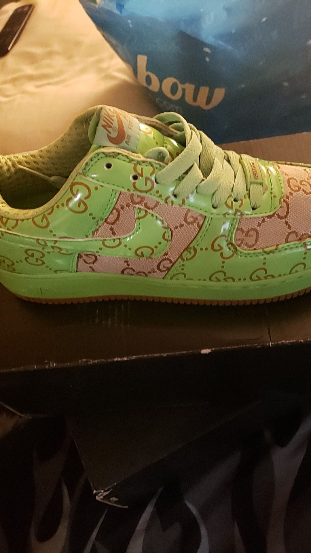 Custom Nike Air Force Gucci's sneakers rare not sold anywhere else..