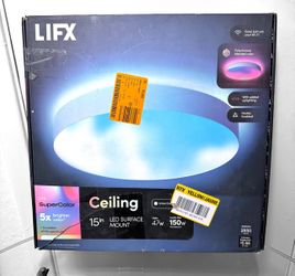 LIFX SuperColor 15" Smart LED RGB Ceiling Light | Matter Enabled