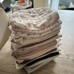 Muslin & Cotton Burp Rags 