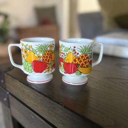 Vintage 1970s Japan Stylecraft Mugs 