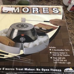S’mores Electric Treat Maker ( No Flames ) NEW