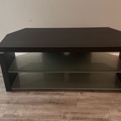 Black and Grey TV Stand