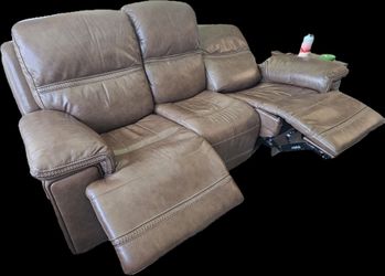 Leather Sofa and Loveseat