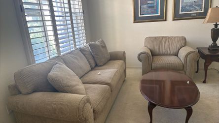 Sofa and chair