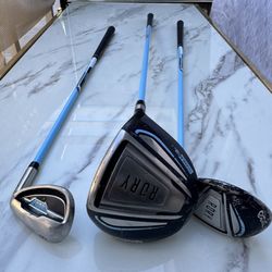 TaylorMade Rory Junior Golf Club Set Driver Fairway Wood Sand Wedge