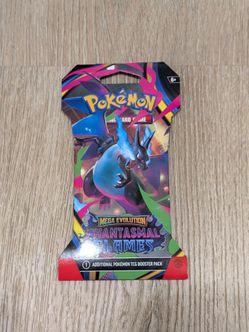 BRAND NEW. SEALED. Pokemon Phantasmal Flames Sleeved Booster Pack
